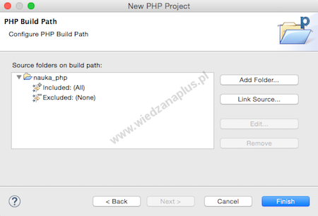 Konfiguracja katalogów dla projektu PHP